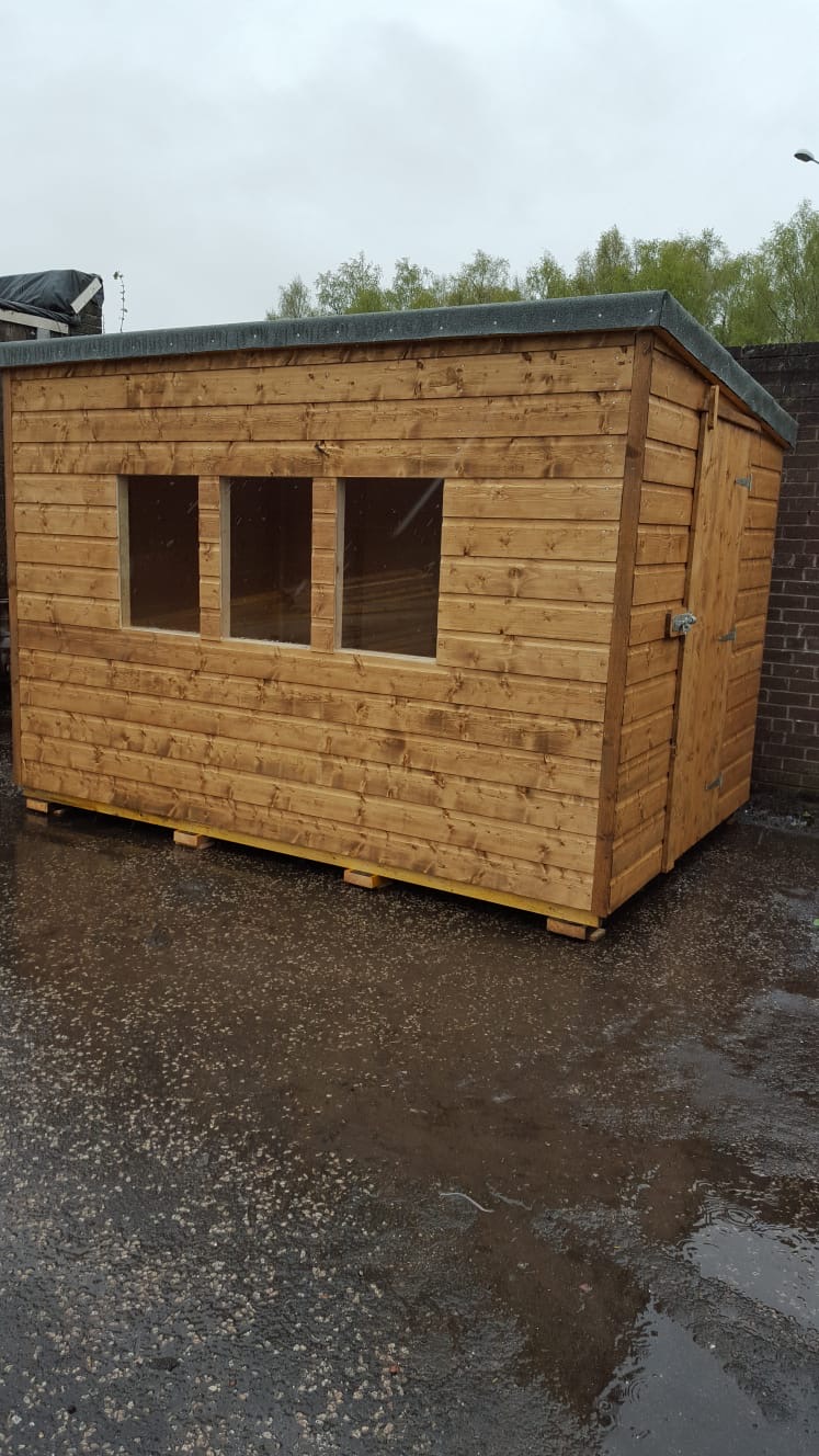 Garden Sheds — example installation completed in an Edinburgh garden